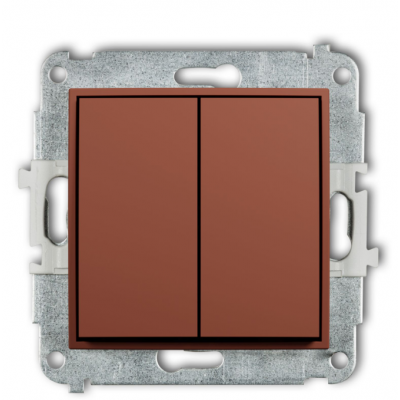 KARLIK MINI Łącznik podwójny schodowy bez piktogramu terakota 63MWP-33.1 (63MWP-33.1)